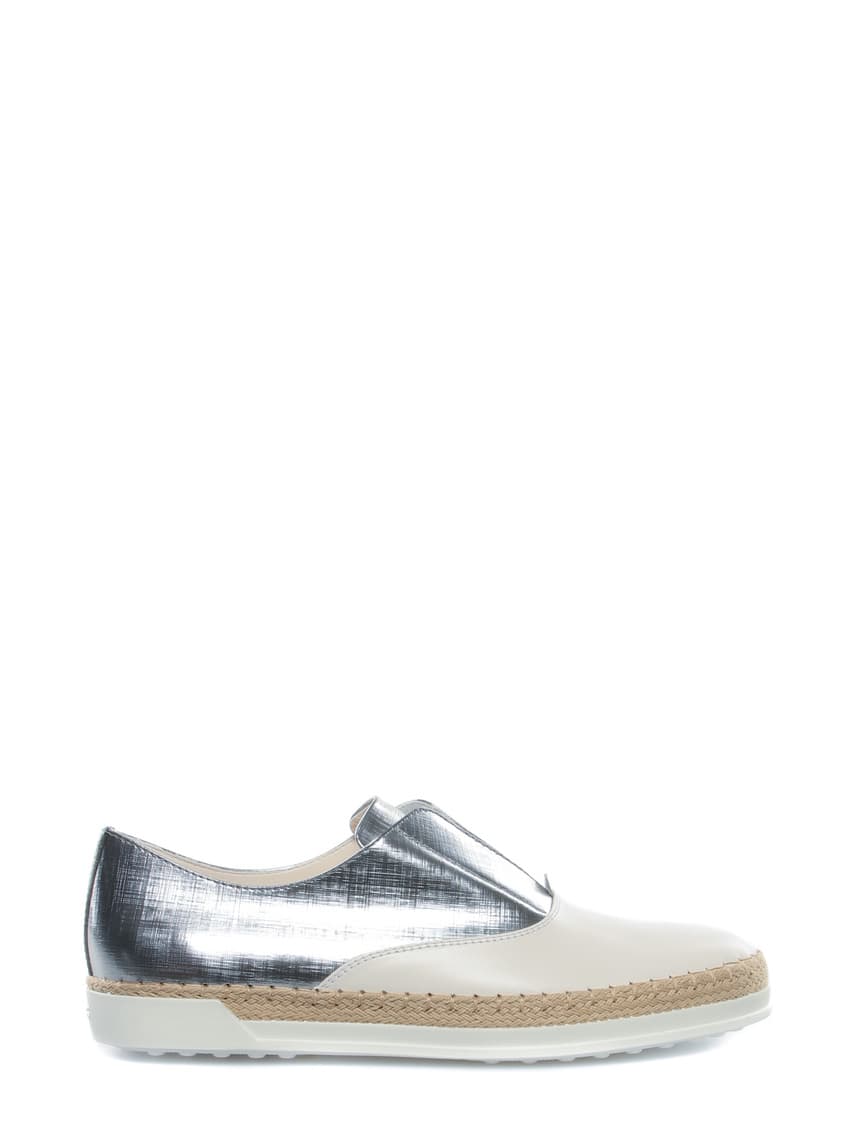Slip-On Shoes Tods silver-white