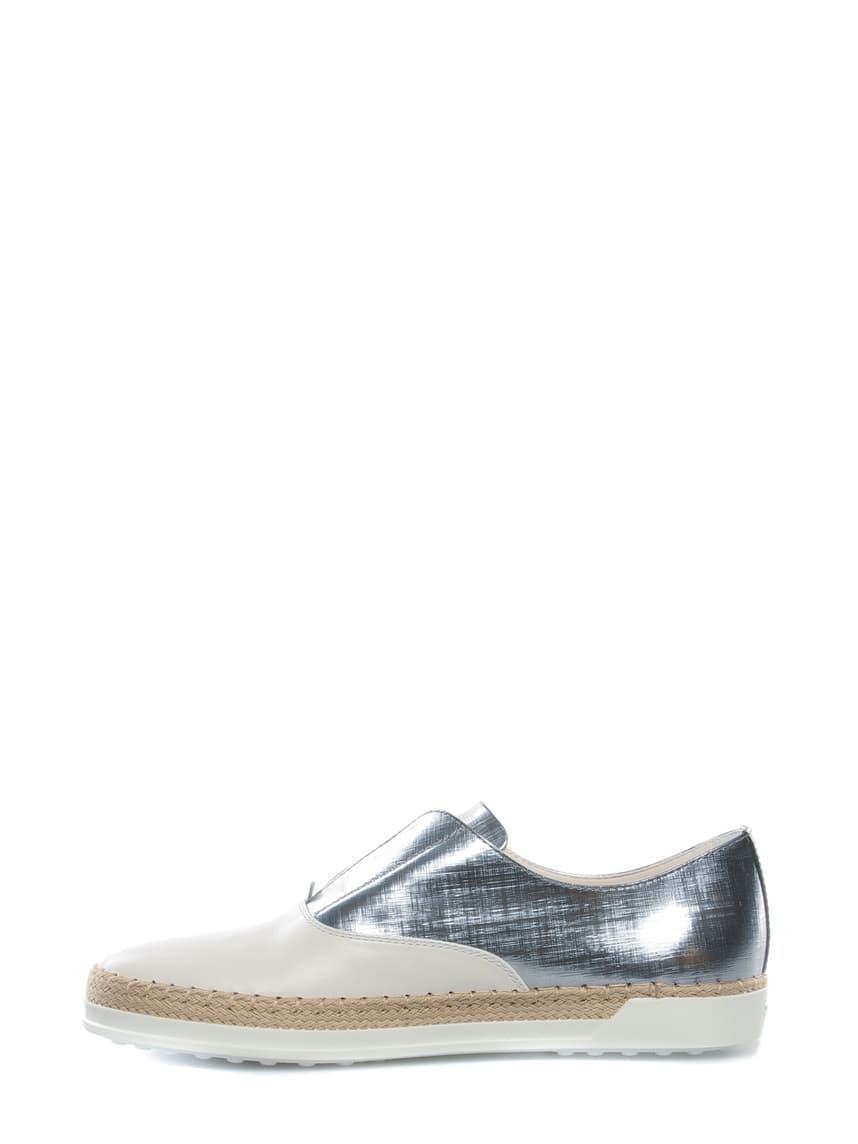 Slip-On Shoes Tods silver-white
