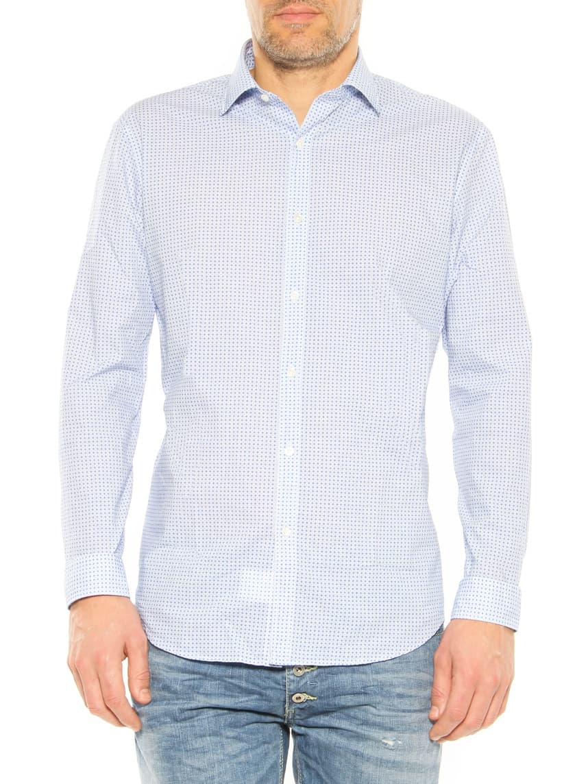 Shirt James Robert Friedman blue
