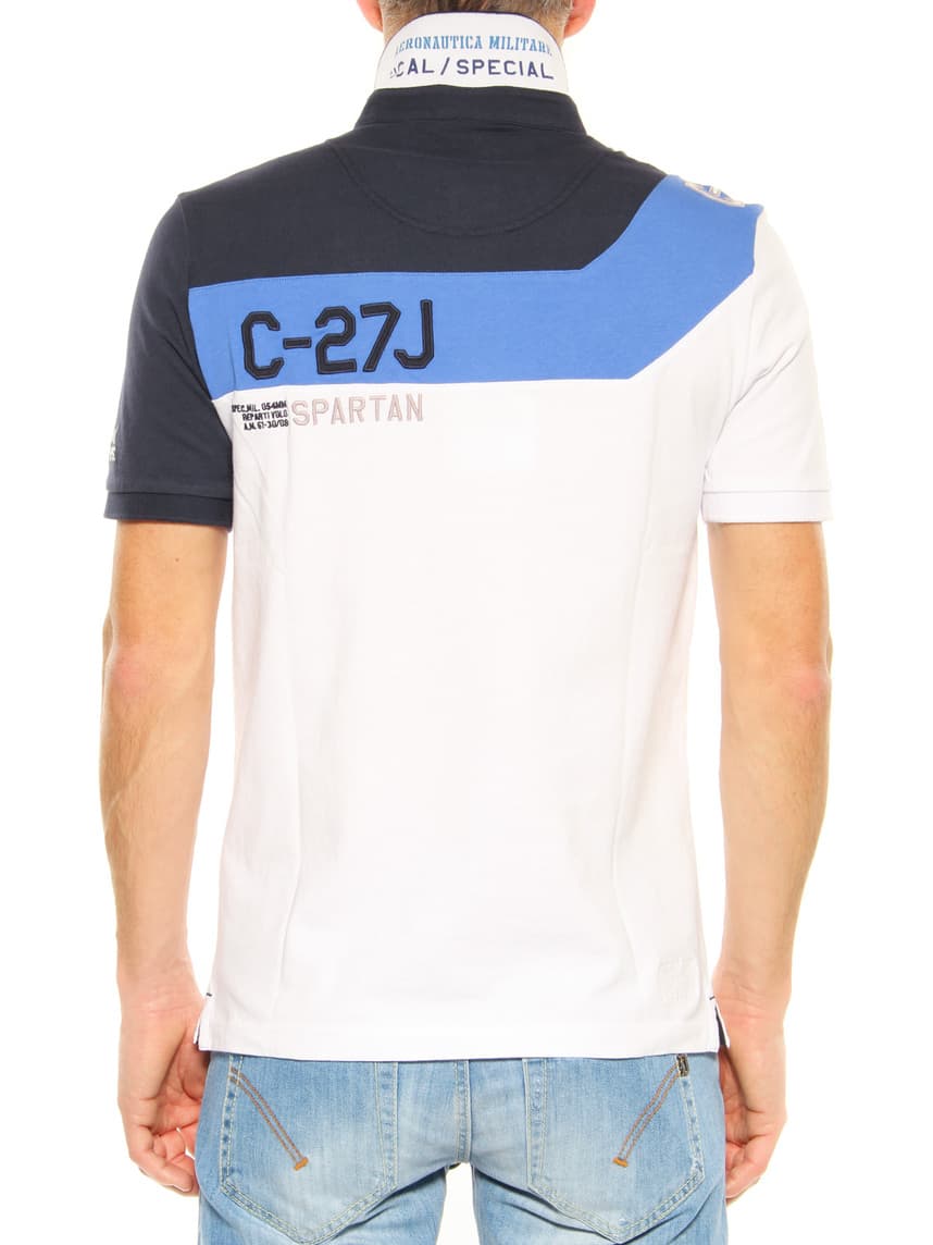 Polo Aeronautica Militare blue-white