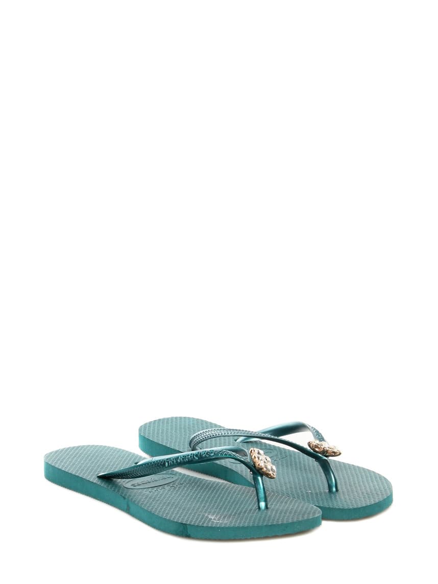 Flip Flops Slim Crystal Poem Havaianas blue